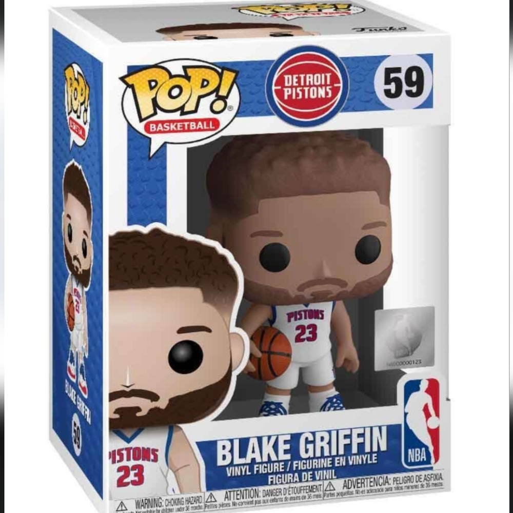 FUNKO POP! Basketball Detroit Pistons BLAKE GRIFFIN NBA #59  Vinyl Figure